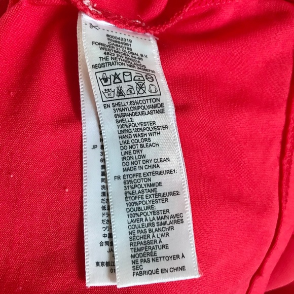 FOREVER 21 / Coral Lace Dress - Picture 7 of 7